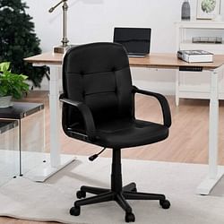 Ergonomic Office Chair with 360-degree Wheels - Free Shipping