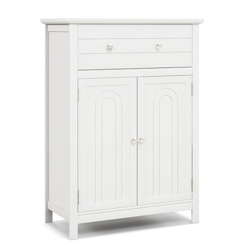 Free Standing Bathroom Storage Cabinet with Large Drawer - Free Shipping