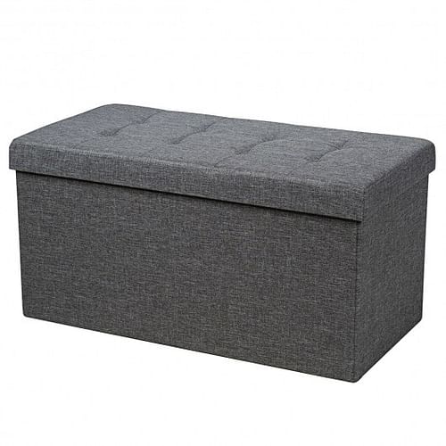 31.5 Inch Fabric Foldable Storage with Removable Storage Bin-Dark Gray - Free Shipping