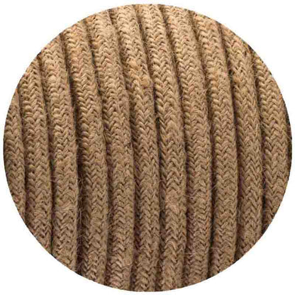 Hemp Rope 2 Core Round Electric Cable ~1212