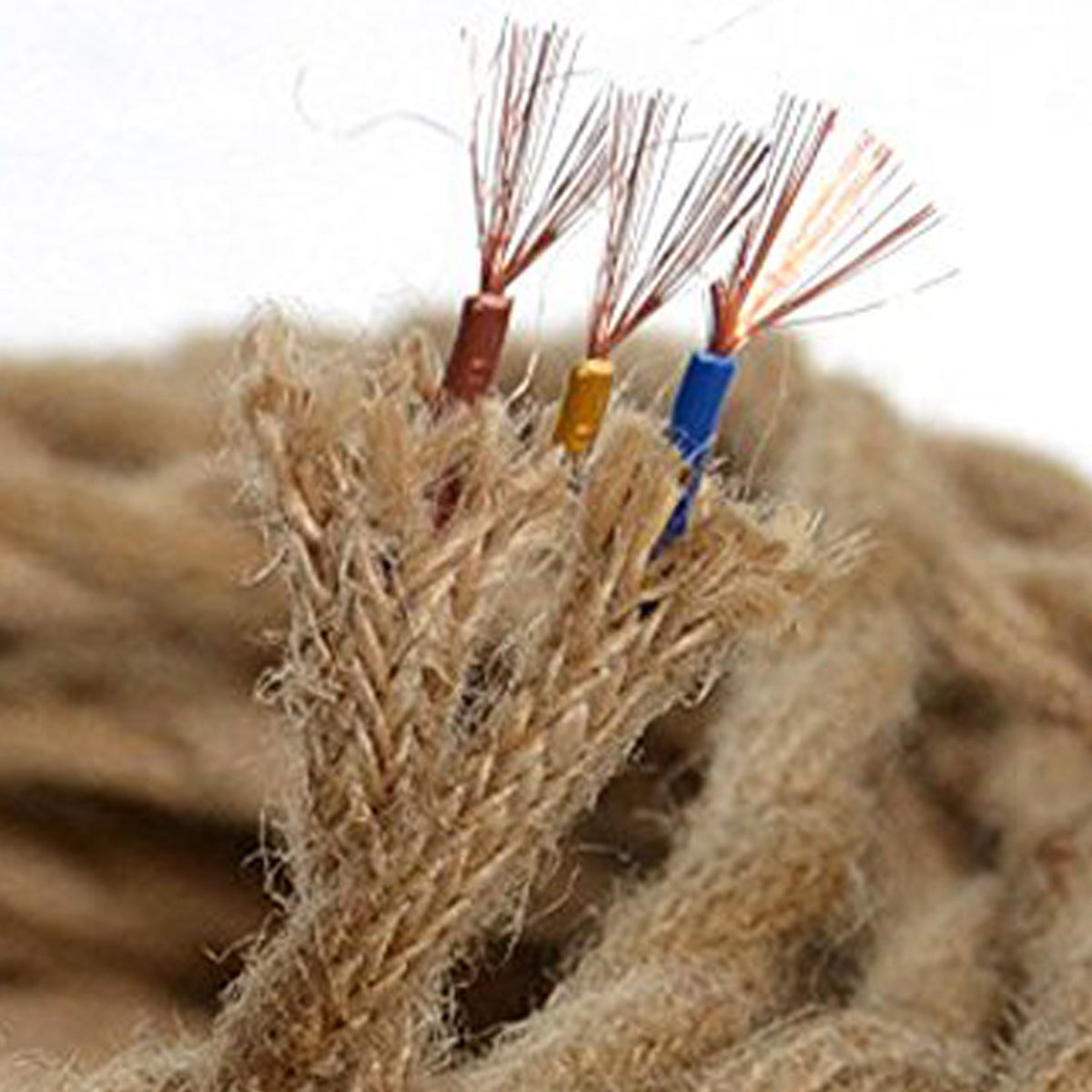 Electric Cable 3 Core Twisted Hemp Rope~2106