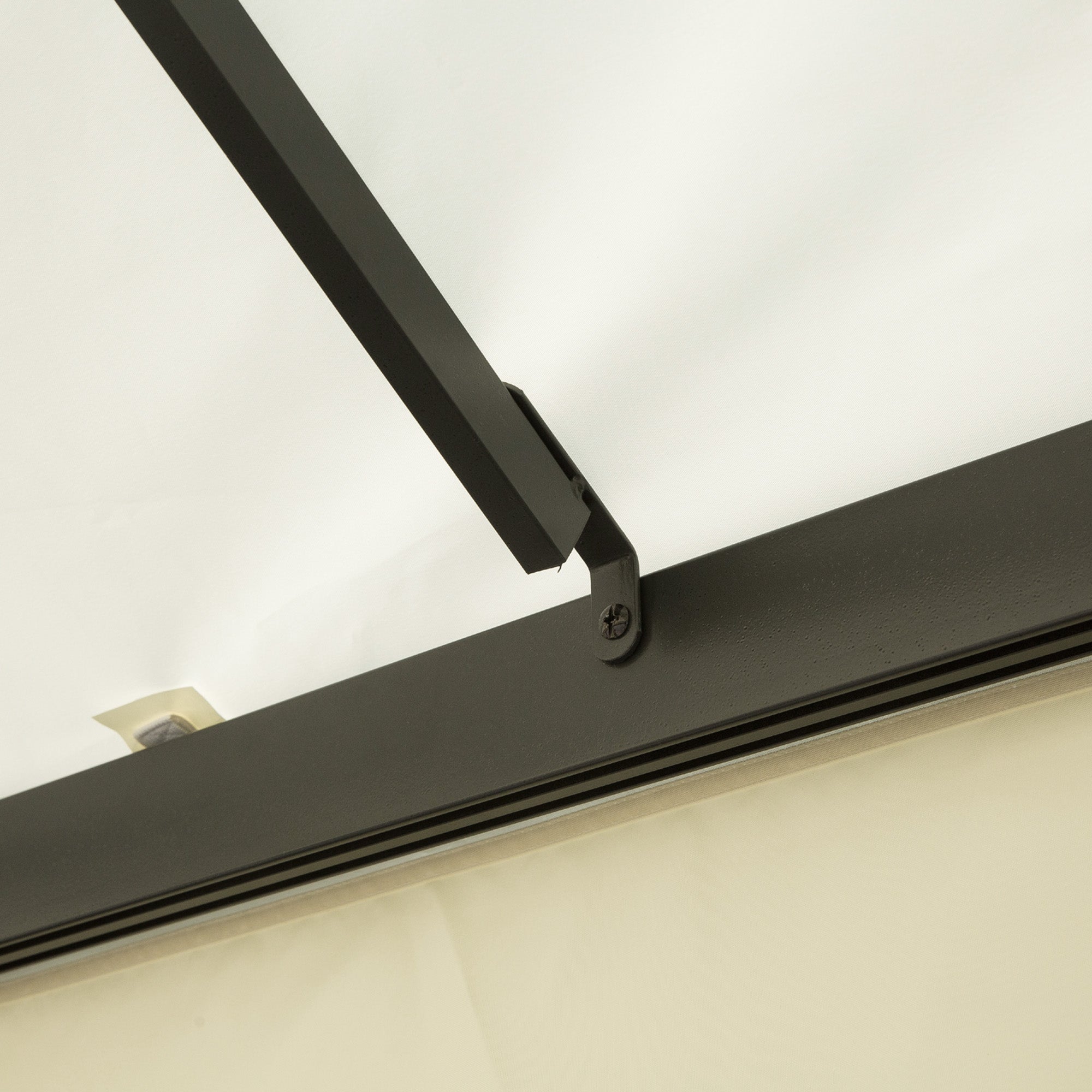 Outsunny 10 x 13ft Aluminum Frame Gazebo Canopy Double Tier Garden Shelter with Netting and Curtains, Cream White