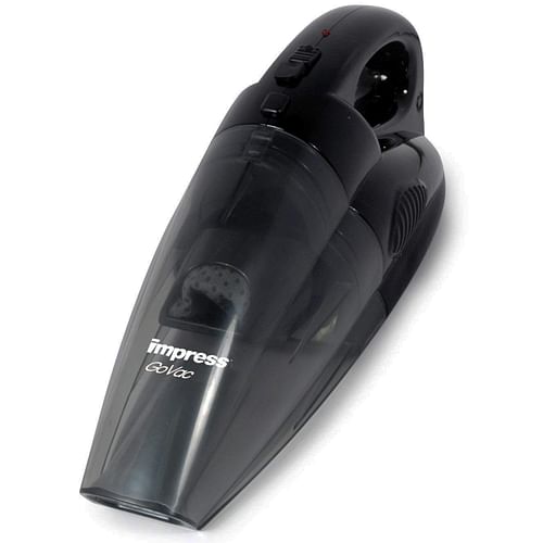 Impress GoVac Rechargeable Deluxe Handheld Vacuum with Base- Black - Free Shipping