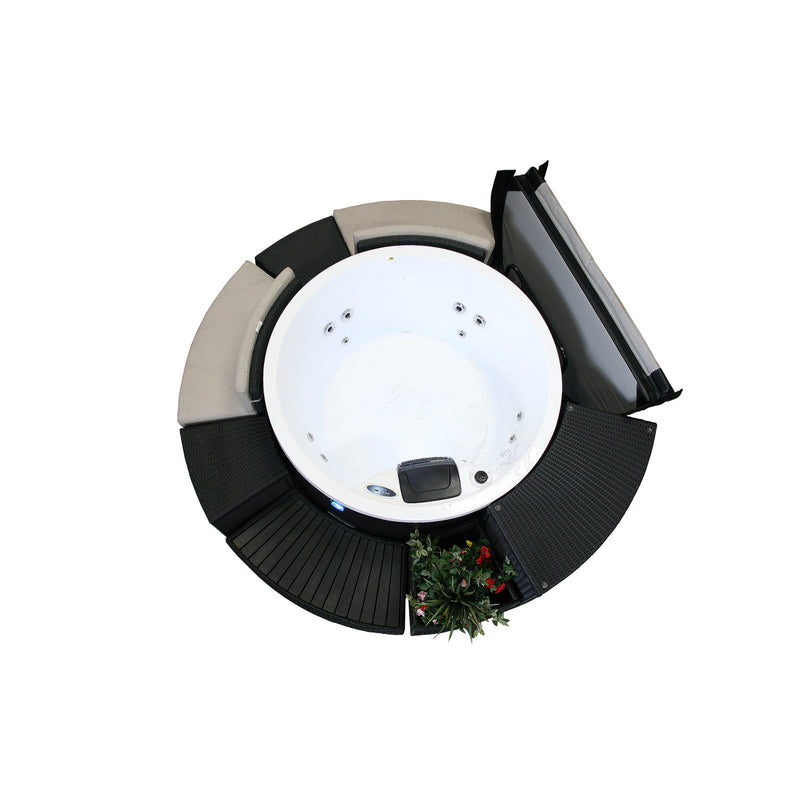 Cradle Mount Spa Cover Lifter | Universal Hot Tub Cover Removal with Gas-Assisted Springs