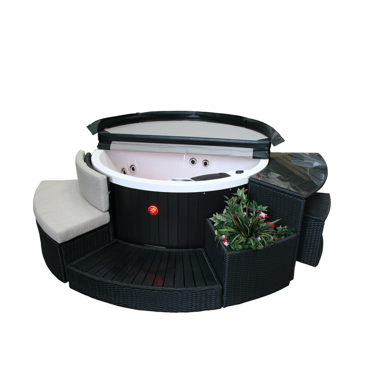 Cradle Mount Spa Cover Lifter | Universal Hot Tub Cover Removal with Gas-Assisted Springs