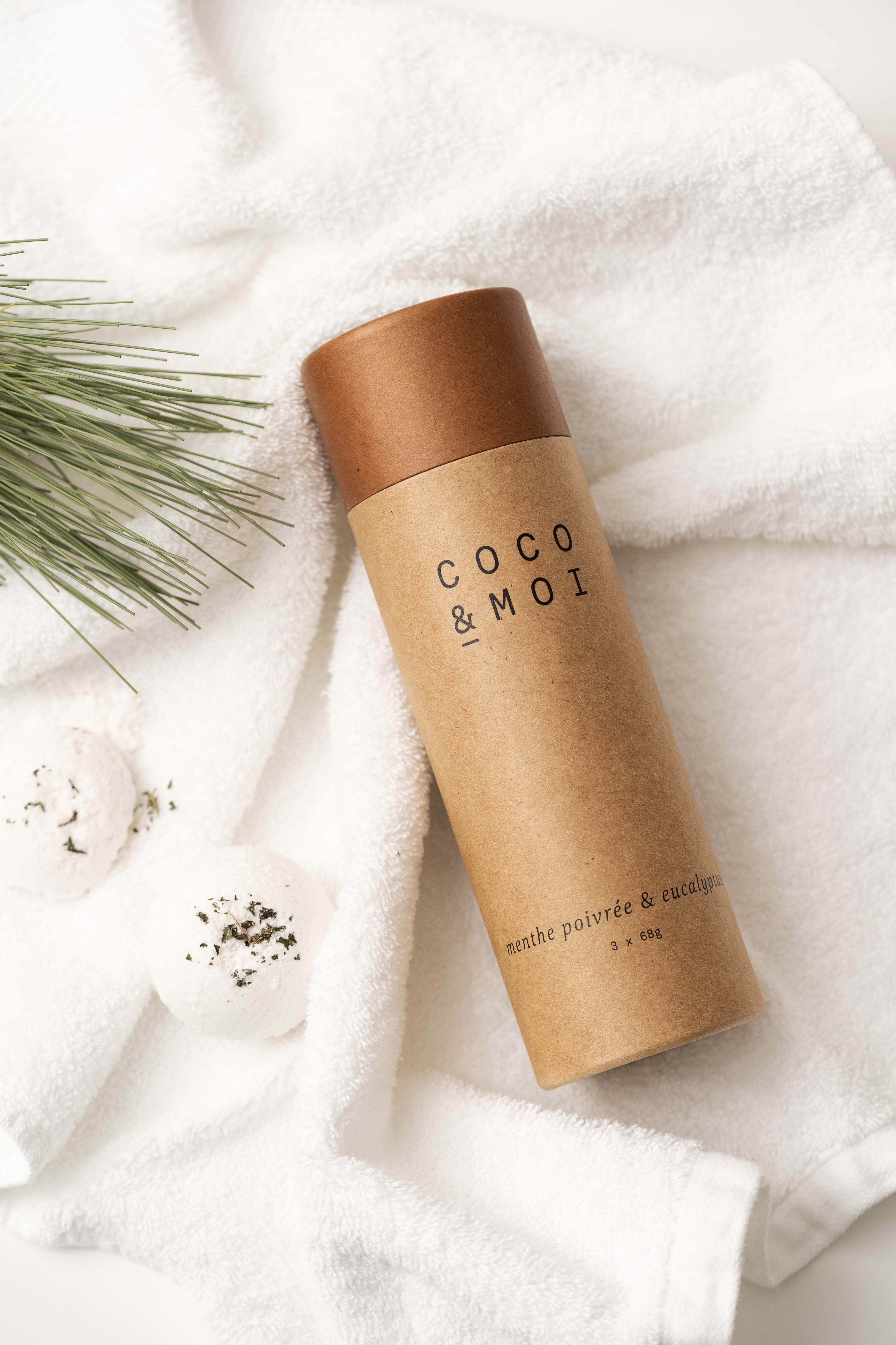 Bombe de Bain Menthe Poivrée & Eucalyptus