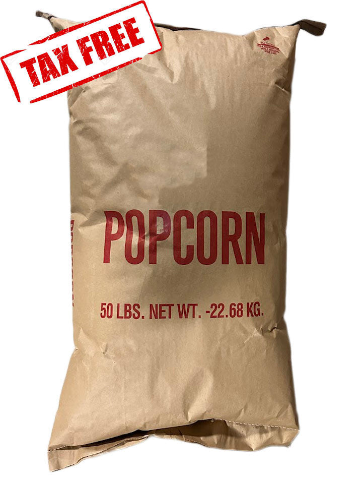 50 lbs Bulk White Hull-less Popcorn Kernels (Product of Canada)