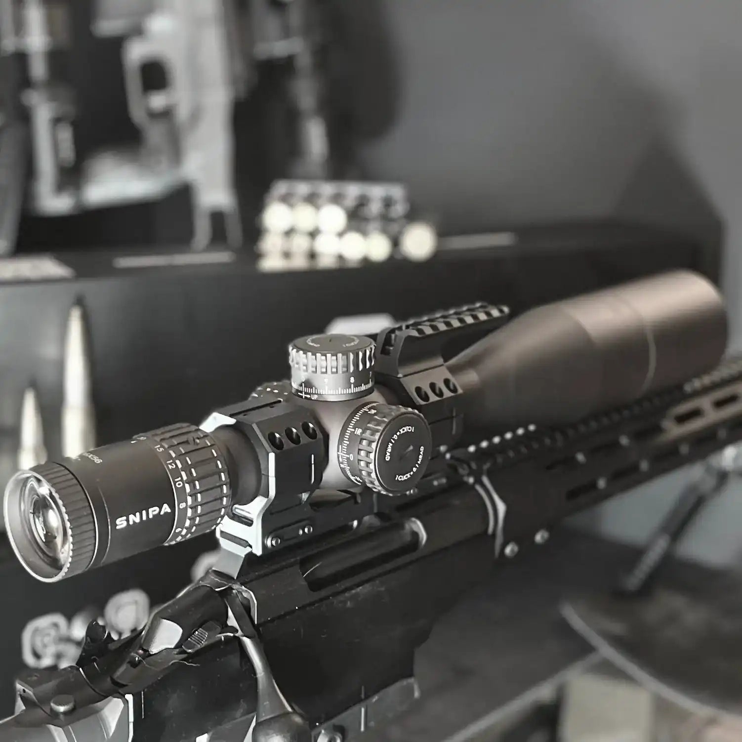 SNIPA™ WOLF ICE 6–36×56 FFP Tactical Rifle Scope – ED Lens | Illuminated MRAD Reticle, 34mm Tube, IPX7 | Tactical Mount & Sunshade Tube Included
