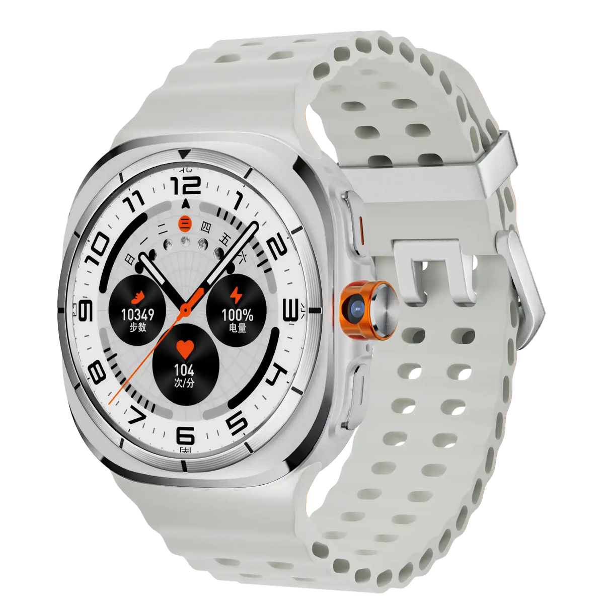 TUTT U8 Ultra 4G Android Smartwatch | AMOLED | GPS | Health & Connectivity Tools | 3GB+32GB | 180 Rotating Camera
