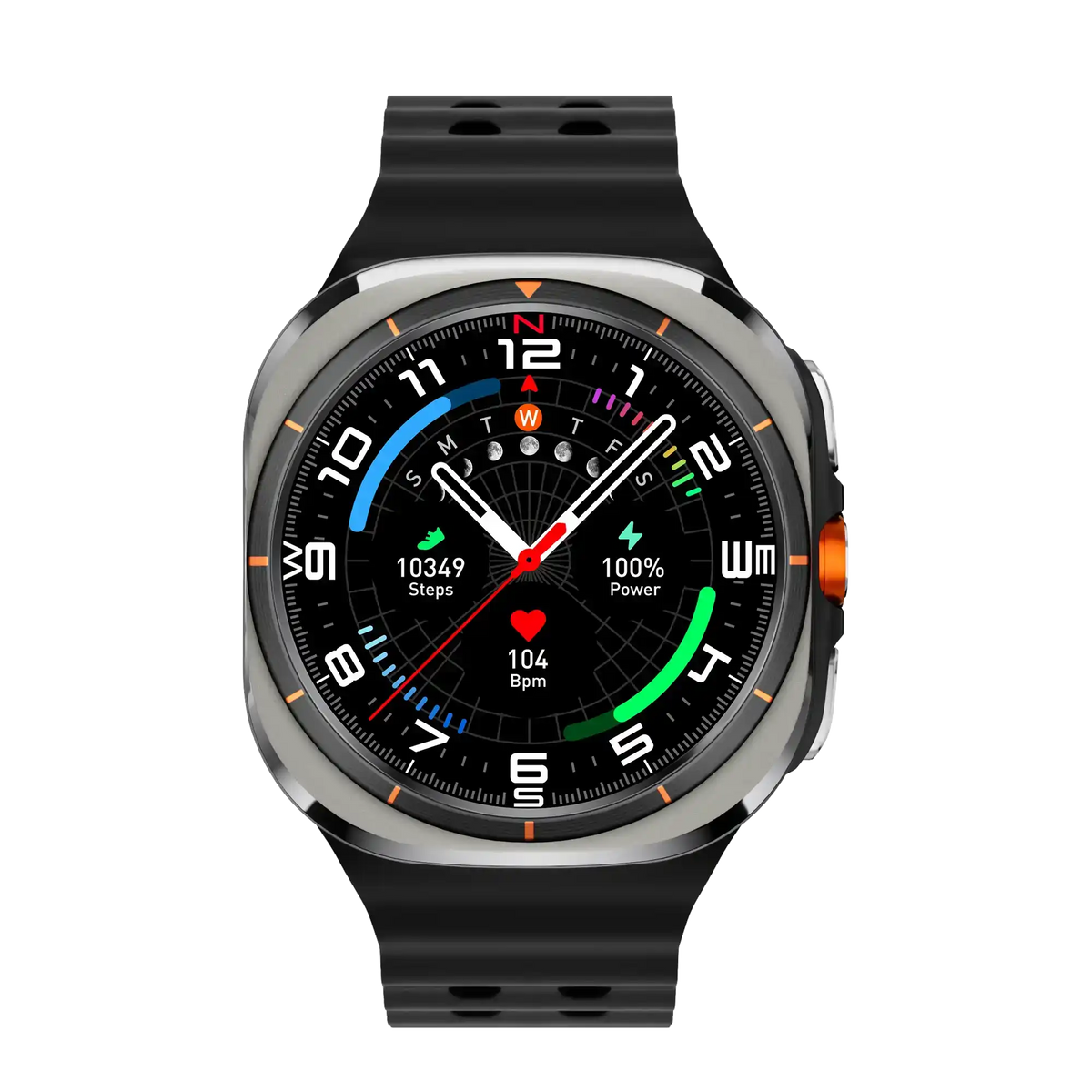 TUTT U8 Ultra 4G Android Smartwatch | AMOLED | GPS | Health & Connectivity Tools | 3GB+32GB | 180 Rotating Camera