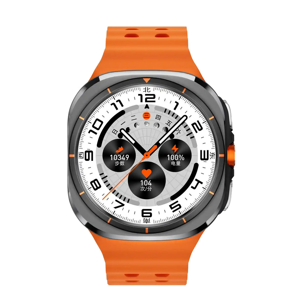 TUTT U8 Ultra 4G Android Smartwatch | AMOLED | GPS | Health & Connectivity Tools | 3GB+32GB | 180 Rotating Camera
