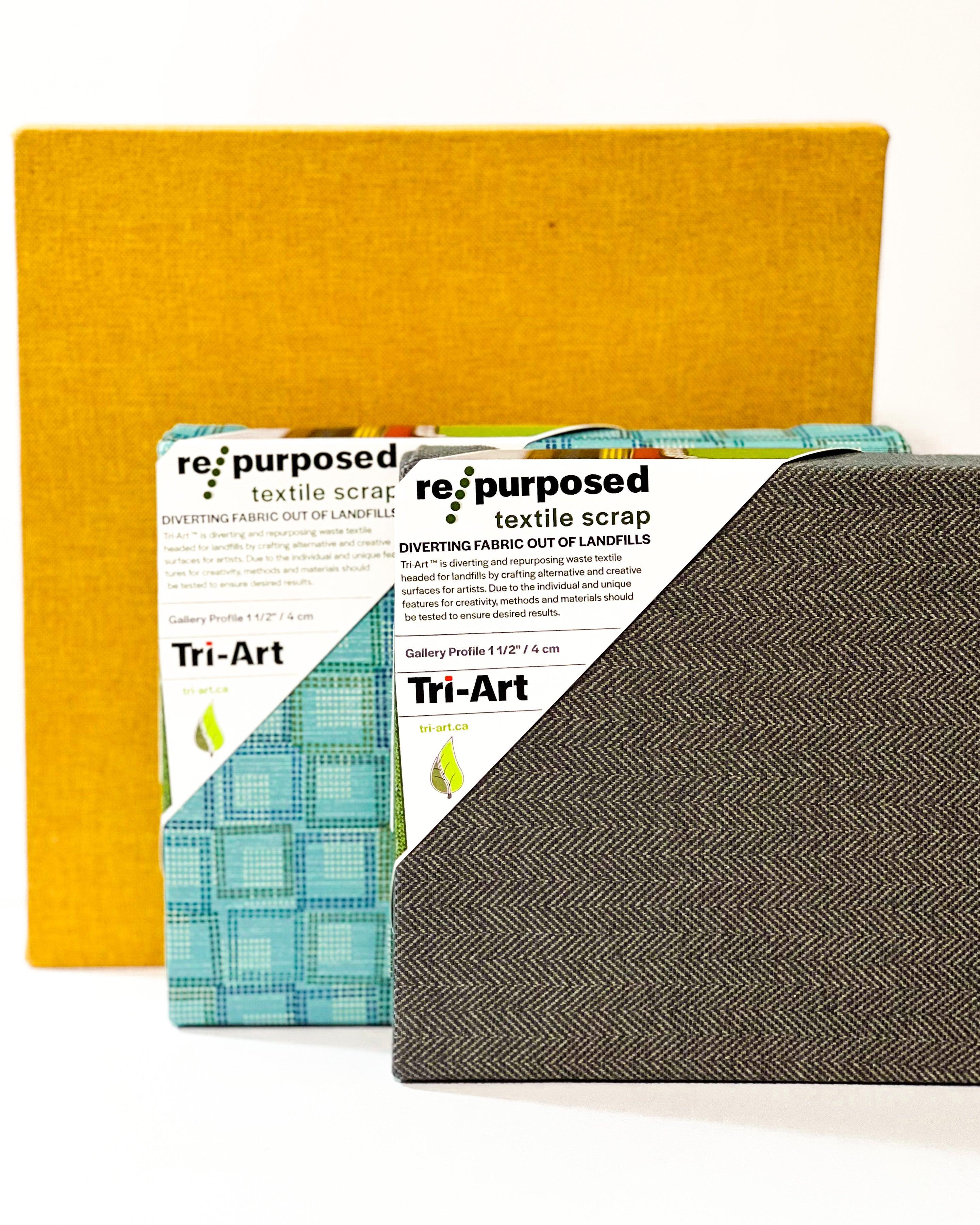 Tri-Art Re/purposed Stretched Canvas