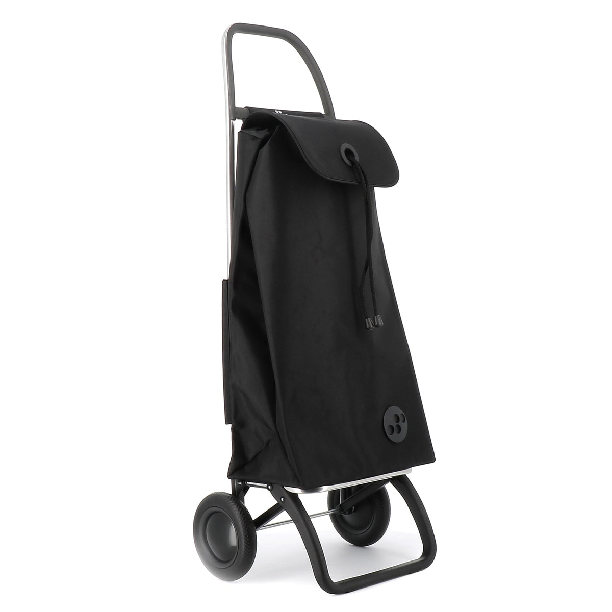 Folding Shopping Cart, Rolser I-Max MF Convert 2, Aluminum, Black