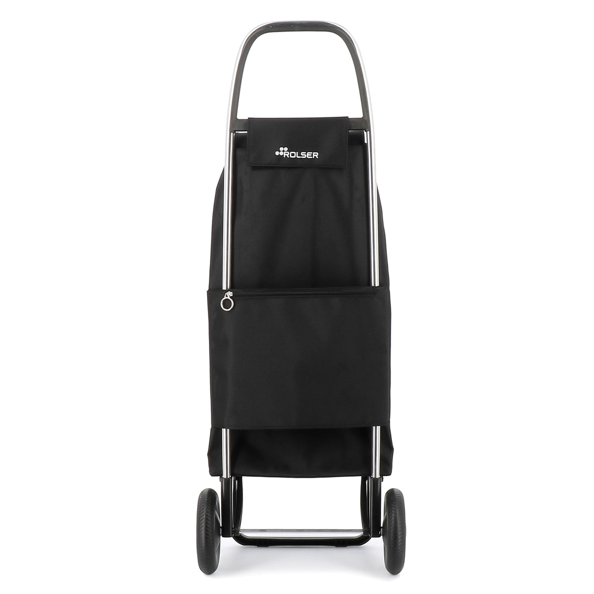 Folding Shopping Cart, Rolser I-Max MF Convert 2, Aluminum, Black