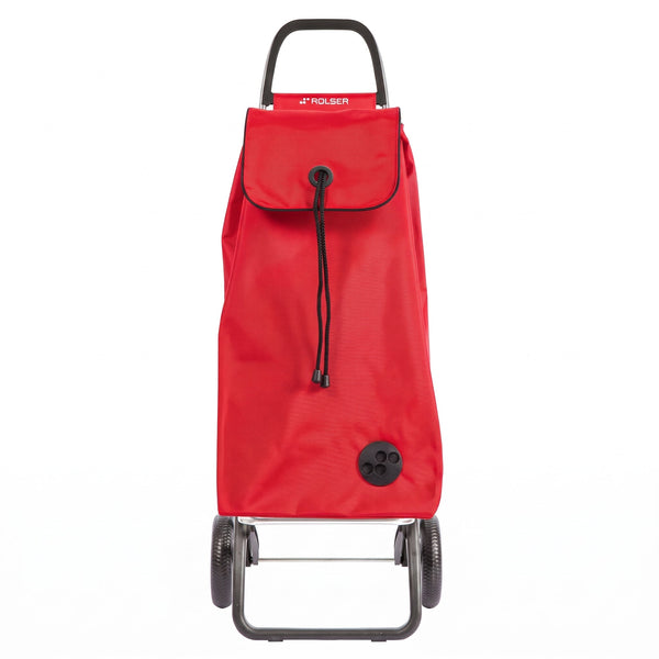 Folding Shopping Cart, Rolser I-Max MF Logic, 2-Wheel, Aluminum, Red