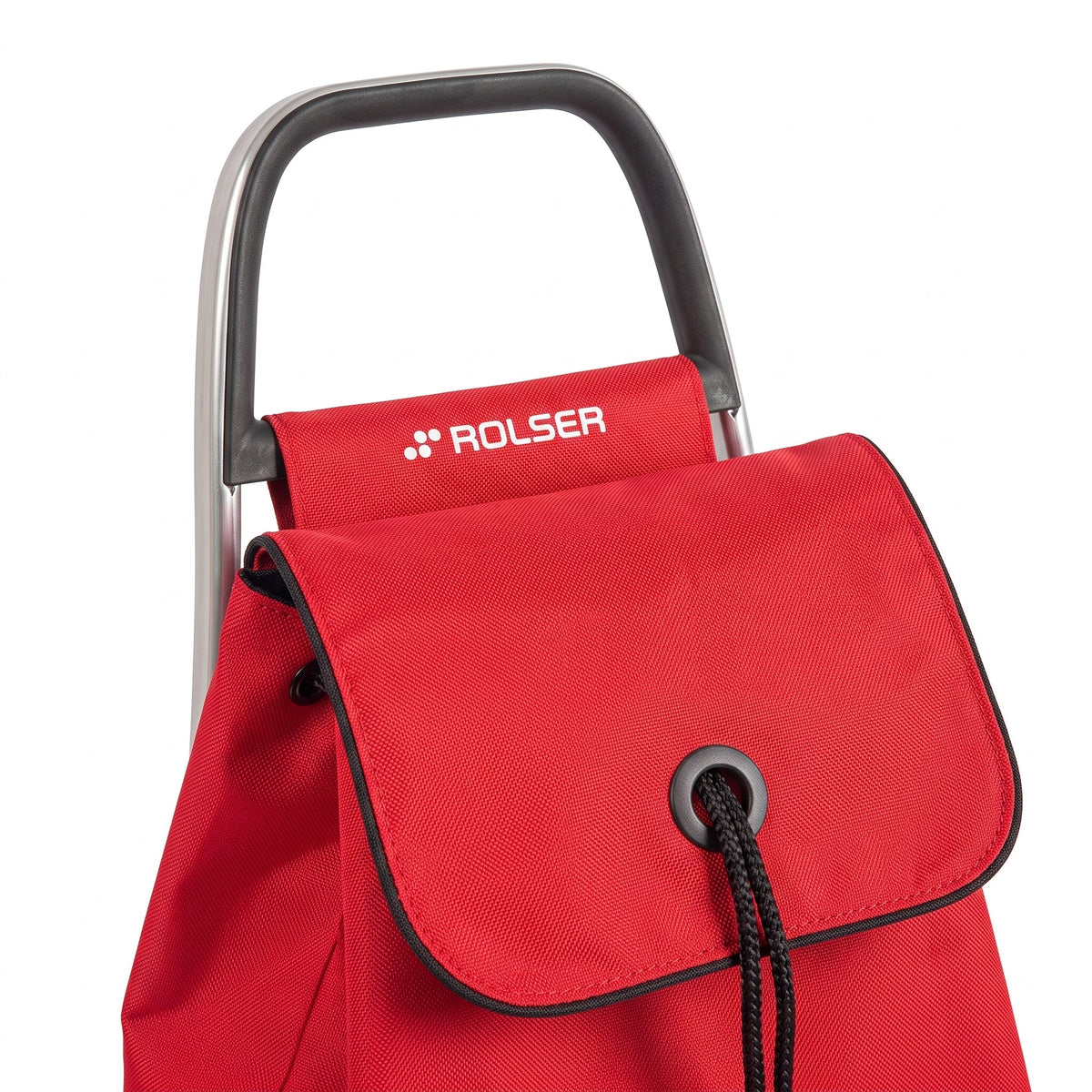 Folding Shopping Cart, Rolser I-Max Logic RSG, Aluminum, Red