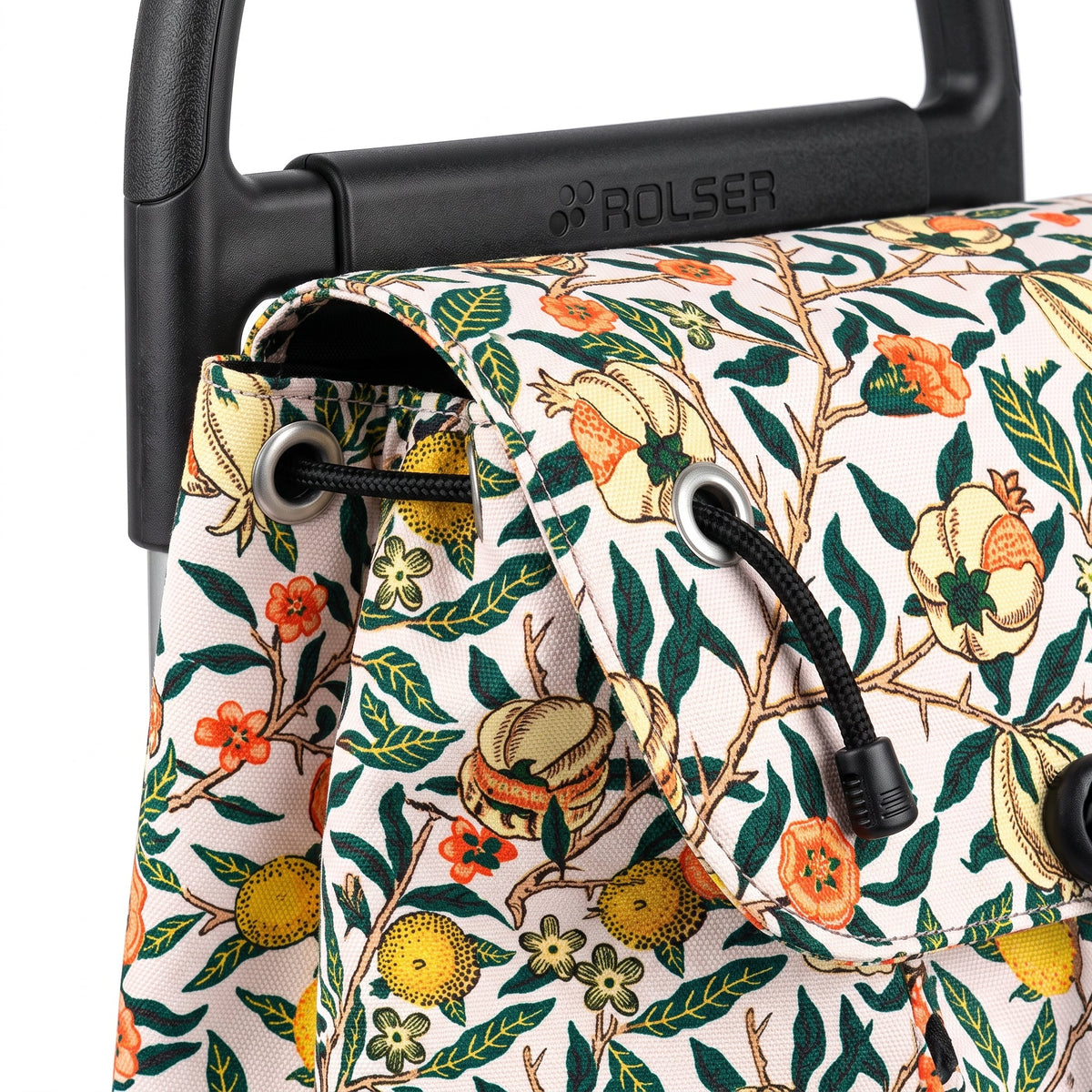 Folding Shopping Cart, Rolser I-Max Convert 2, Aluminum, Fruit Print
