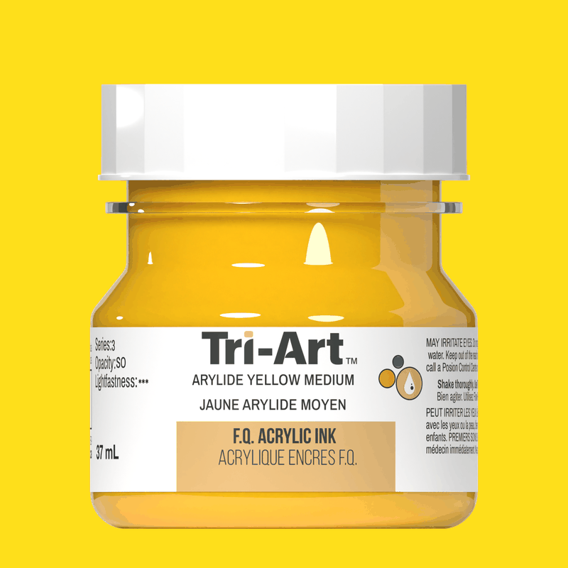 Tri-Art Ink - Arylide Yellow Medium - 37mL