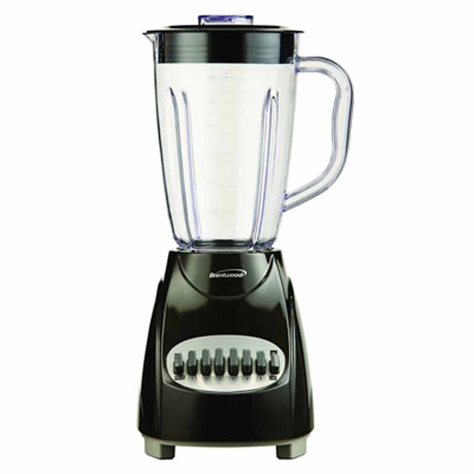Brentwood 12-Speed Blender with Plastic Jar in Black - Free Shipping