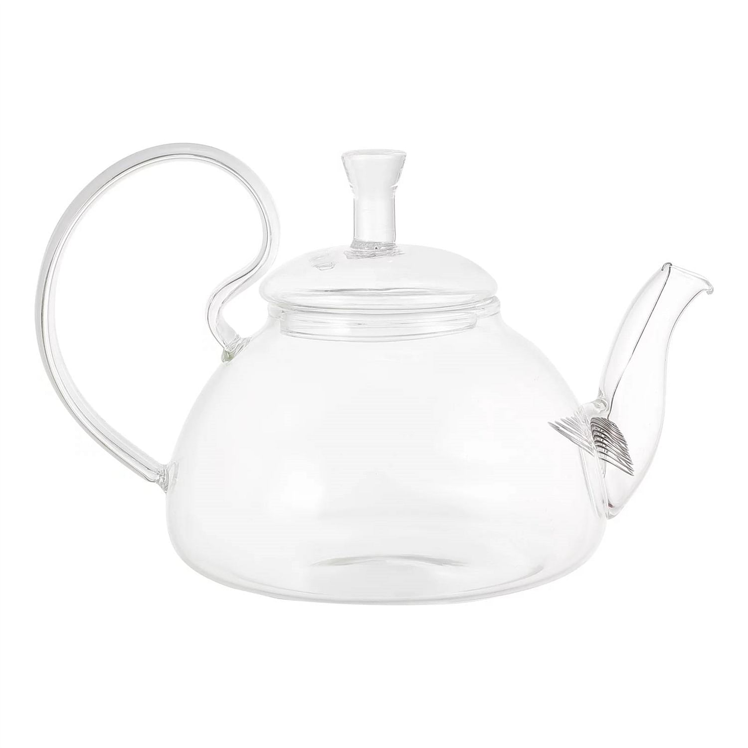20 oz/600 ml Glass Teapot Removable Metal Spout Hanging Spring - Free Shipping