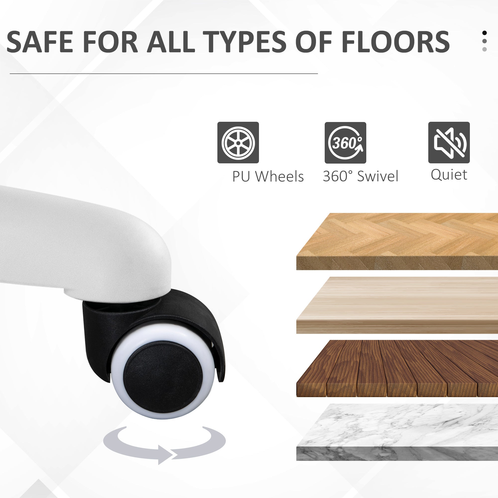 Vinsetto Breathable Fabric Office Chair 360° Swivel Task Chair with Flip-up Arms Adjustable Height Desk Chair Pink