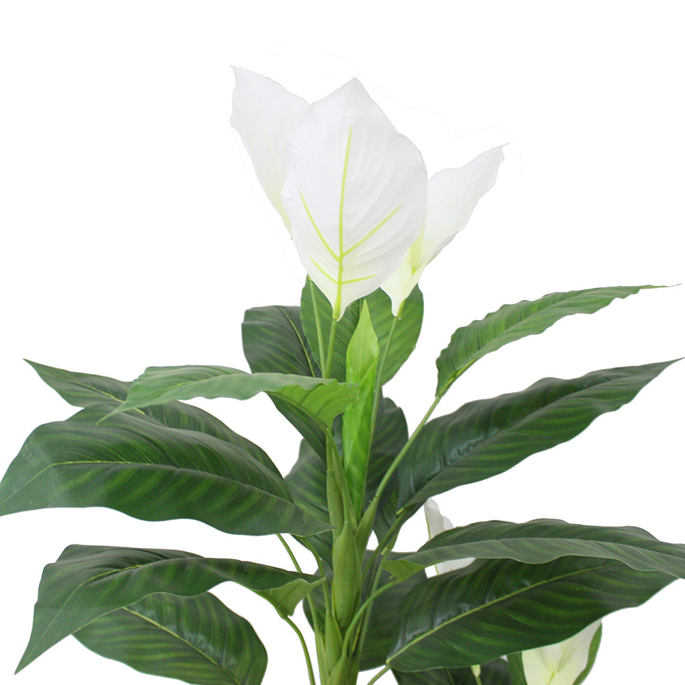 Belen Artificial Anthurium Leaf Potted Plant (Multiple Sizes)