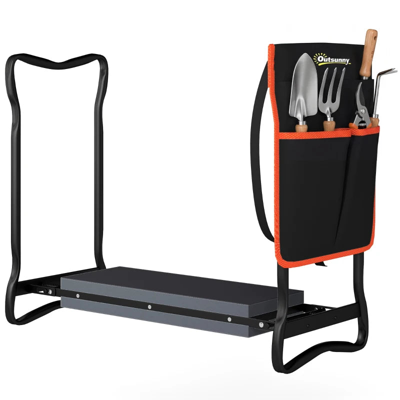 Garden Kneeler and Seat, 330lbs Heavy Duty Gardening Stool with Thick Soft Kneeling Pad