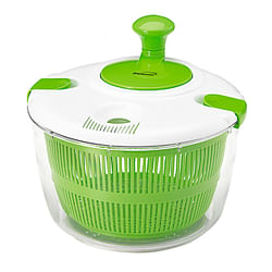 Brentwood 5 Quart Salad Spinner with Serving Bowl in Green - Free Shipping