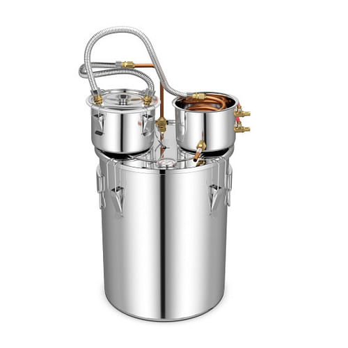 5/10 Gal 22/38 L Water Alcohol Distiller for DIY Whisky-10 Gal - Free Shipping