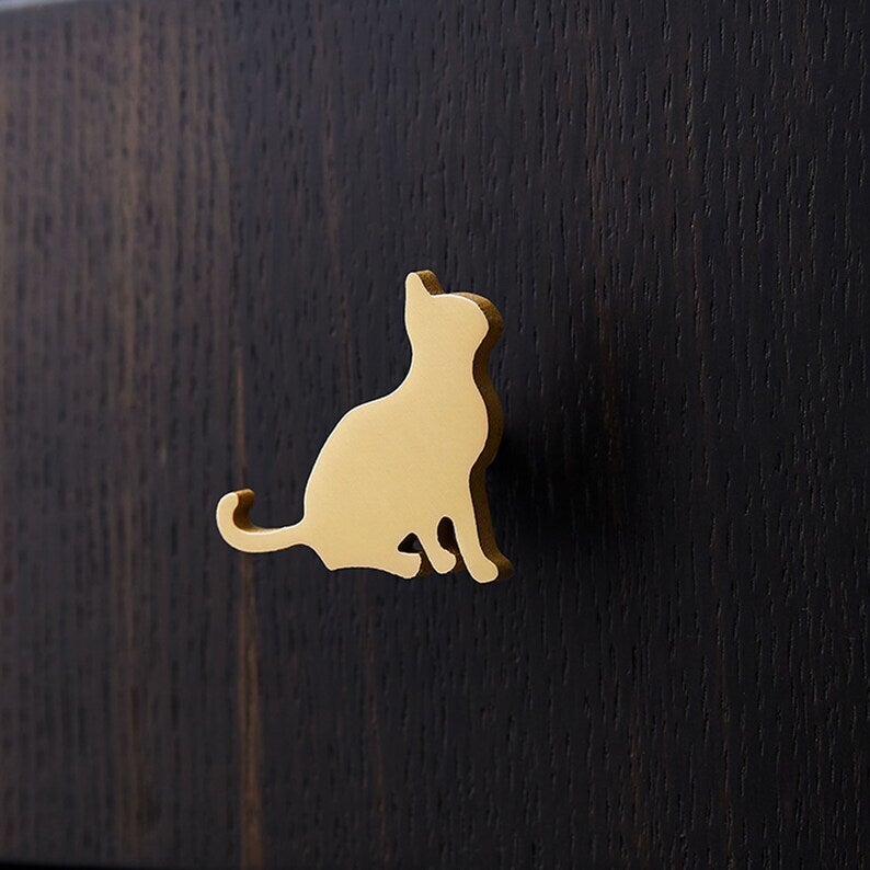 Cat Iron Knobs (KE-1367-LT)