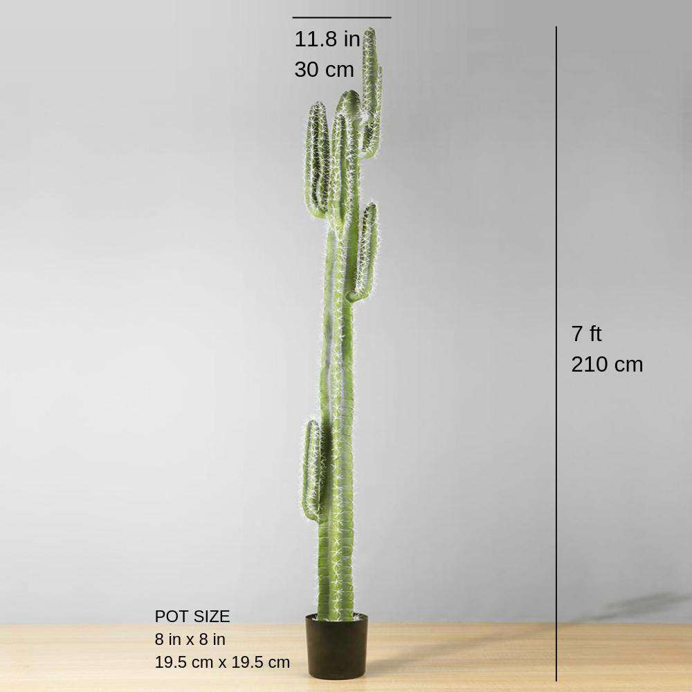 Ketzal Artificial Cactus Potted Plant 7'