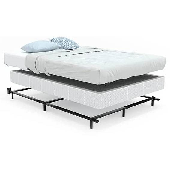 King 9-Leg Metal Bed Frame with Headboard Brackets 3,000 lbs. Max Weight Limit - Free Shipping