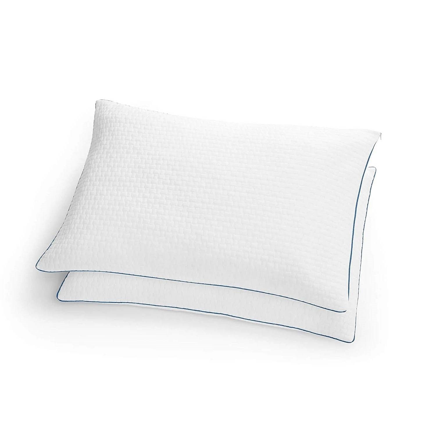 Set of 2 King size Memory Foam Pillow with Removable Machine Washable Cover - Free Shipping