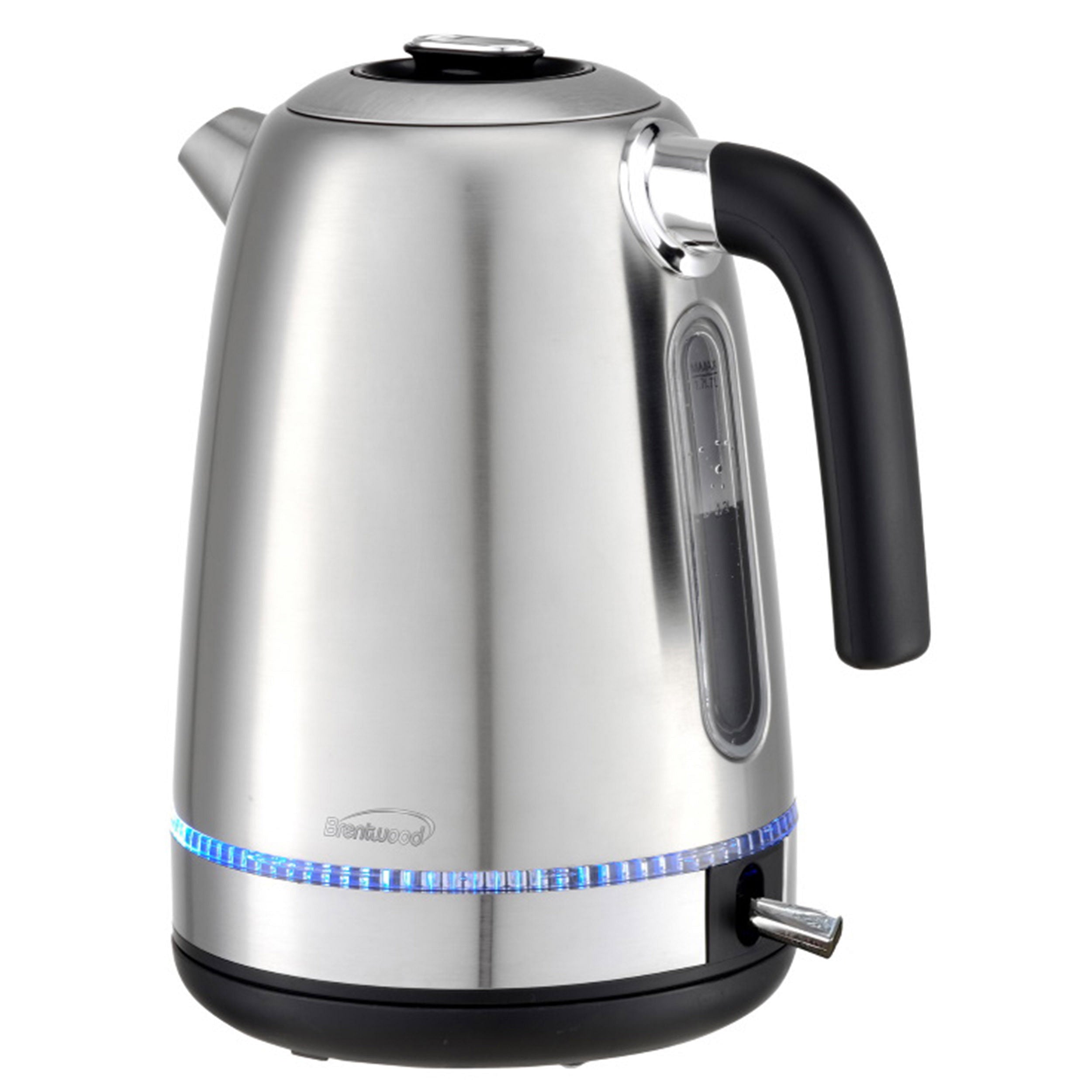 Brentwood 1500 Watt Stainless Steel 1.7 Liter Cordless Electric Kettle in Silver - Free Shipping