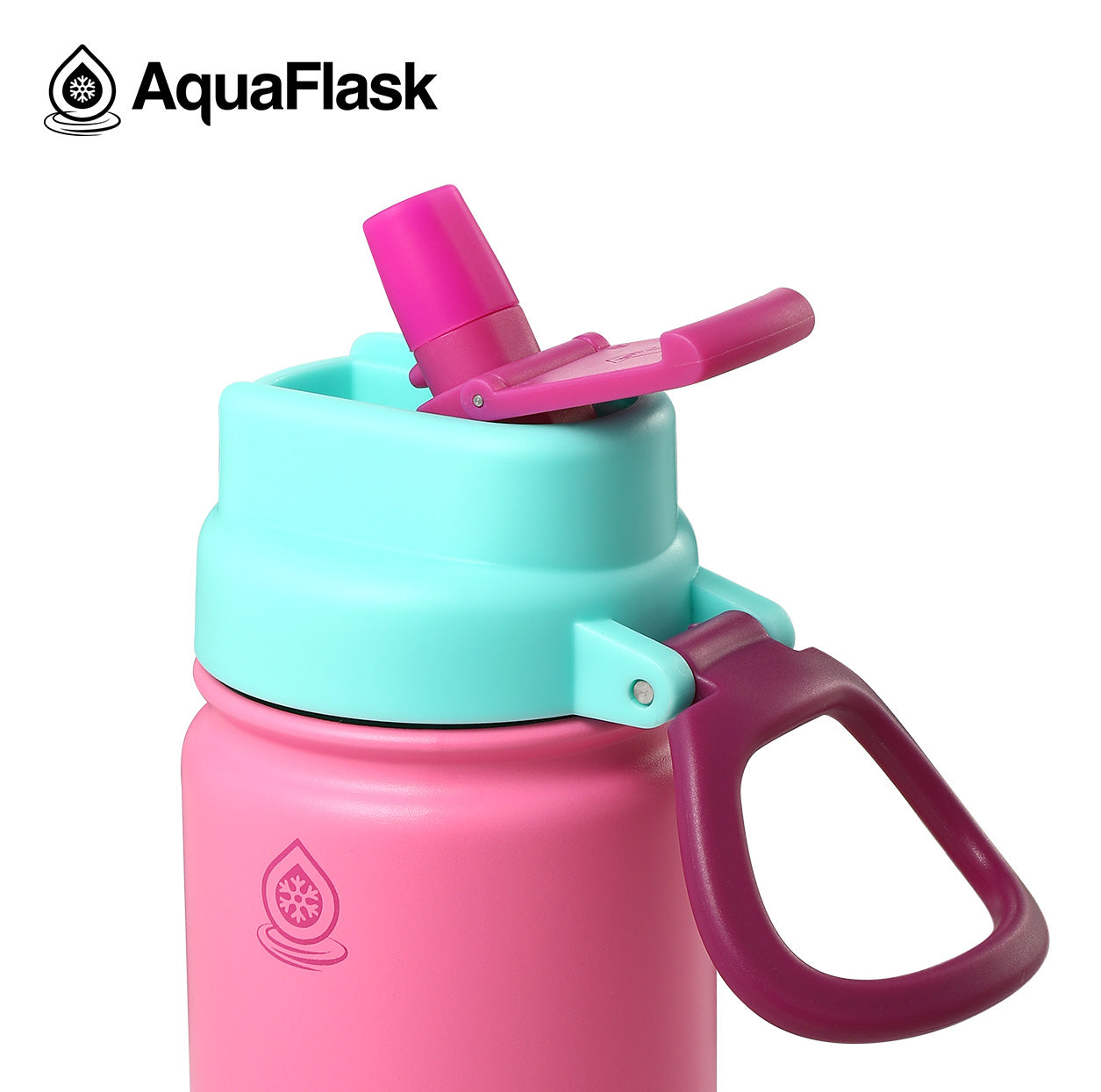 AquaFlask Kids FlipSip 414mL (14oz) Water Bottles