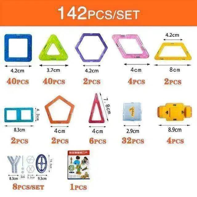 Kids' Magnetic Building Blocks DIY Magnet Toys - Construction Set Gifts