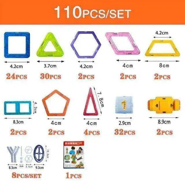 Kids' Magnetic Building Blocks DIY Magnet Toys - Construction Set Gifts