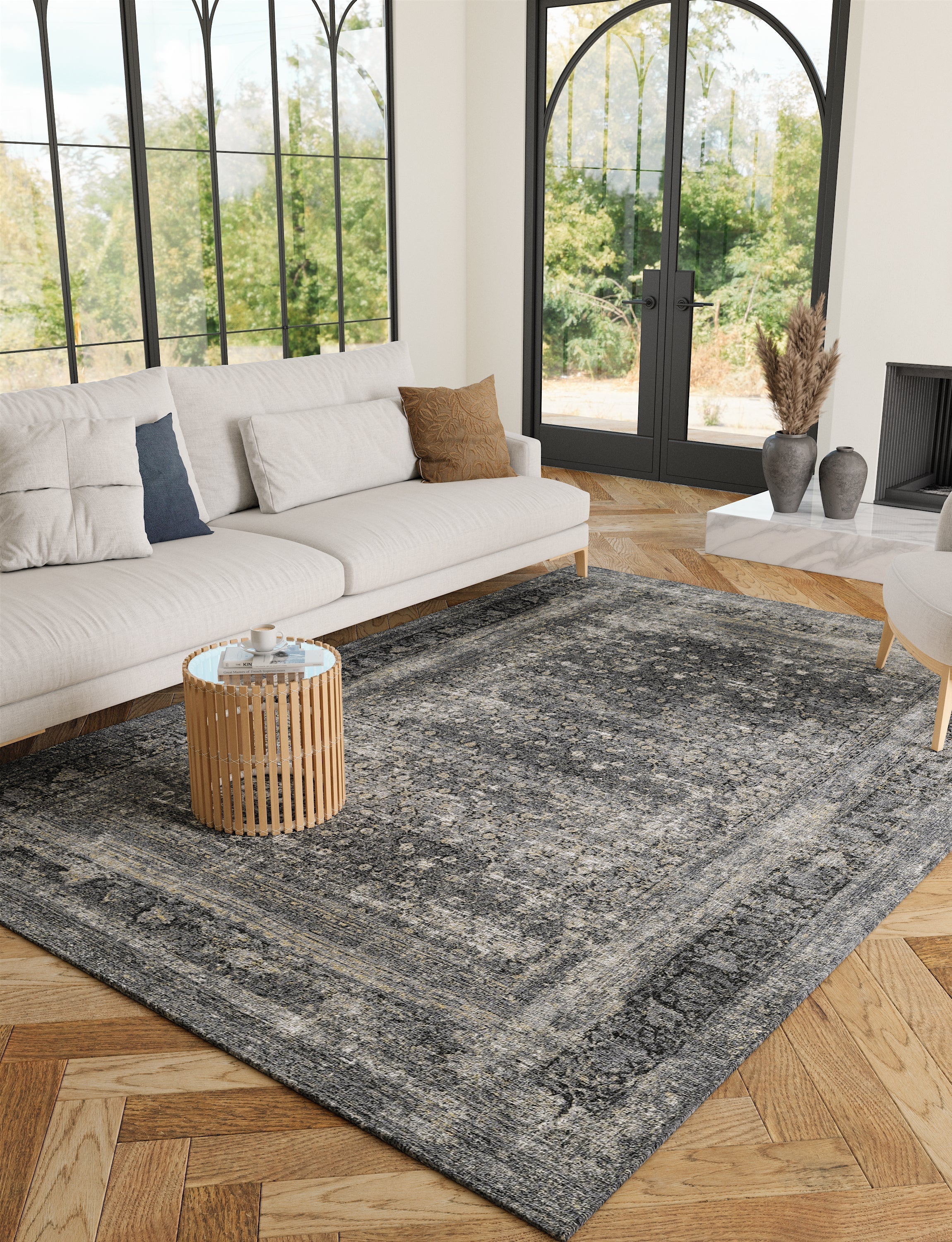 Regal Black Gold Sand Rug