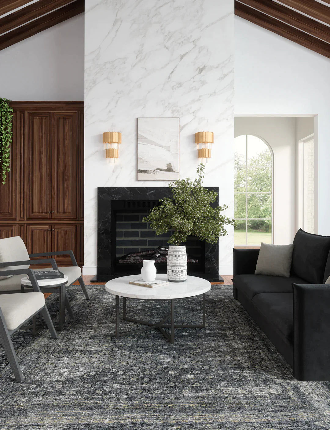 Regal Black Gold Sand Rug