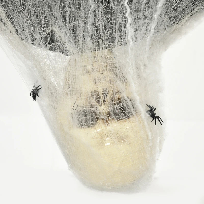 HOMCOM 62” Life-Size Outdoor Halloween Crawling Zombie – Animated Prop with Sound, Motion Activation & Light-Up Eyes