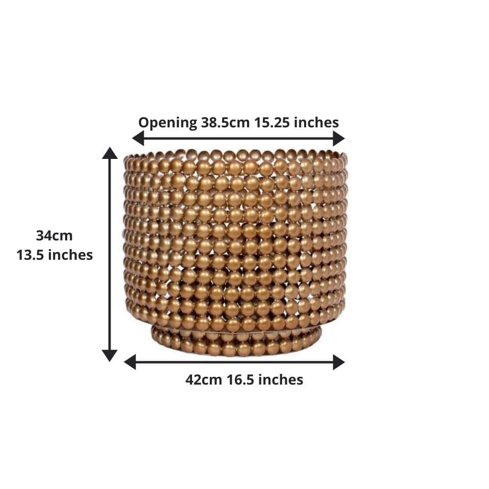 Lany - Brass Mid- Century Planter