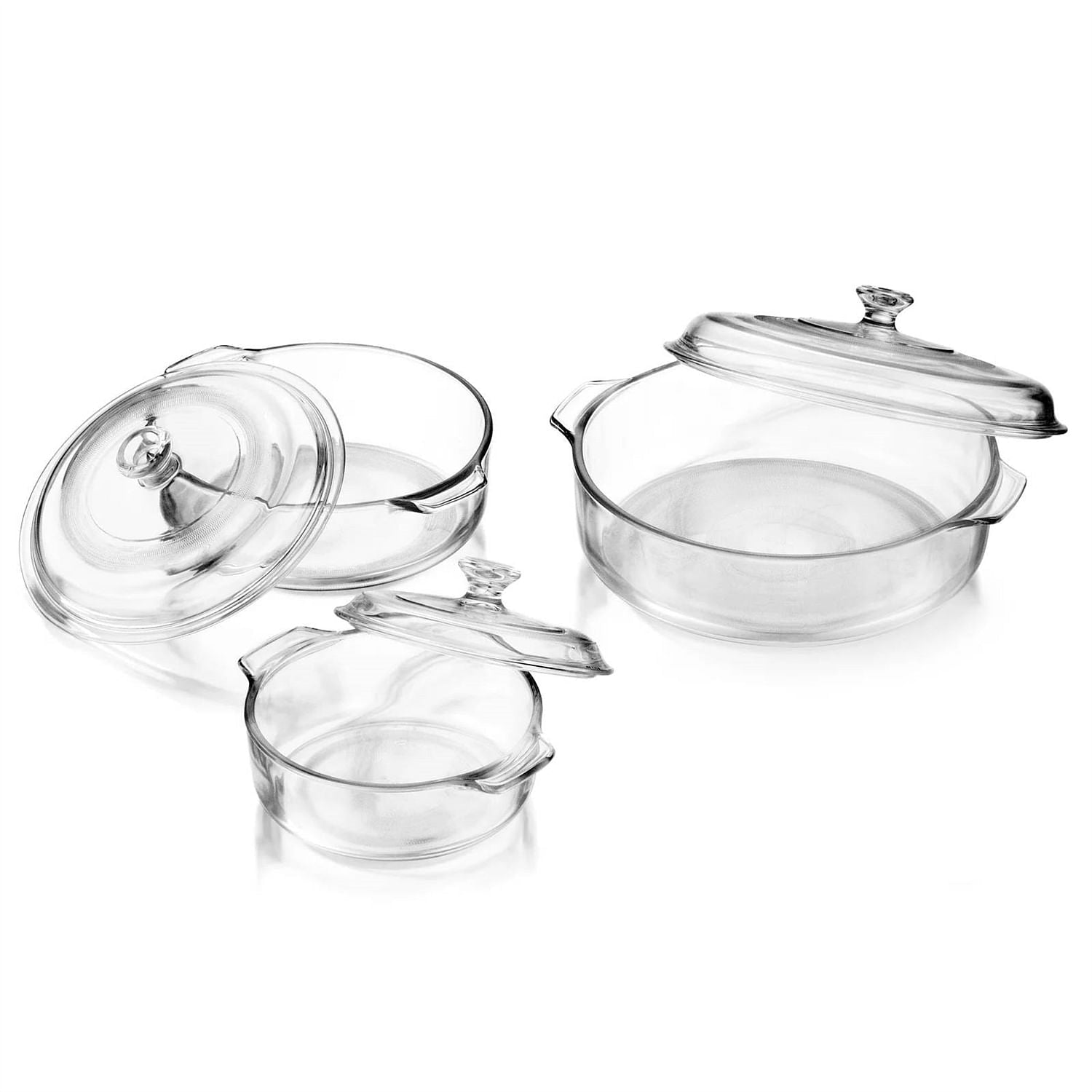 6-Piece Glass Bakeware Casserole Baking Dish Set - Dishwasher and Oven Safe - Free Shipping
