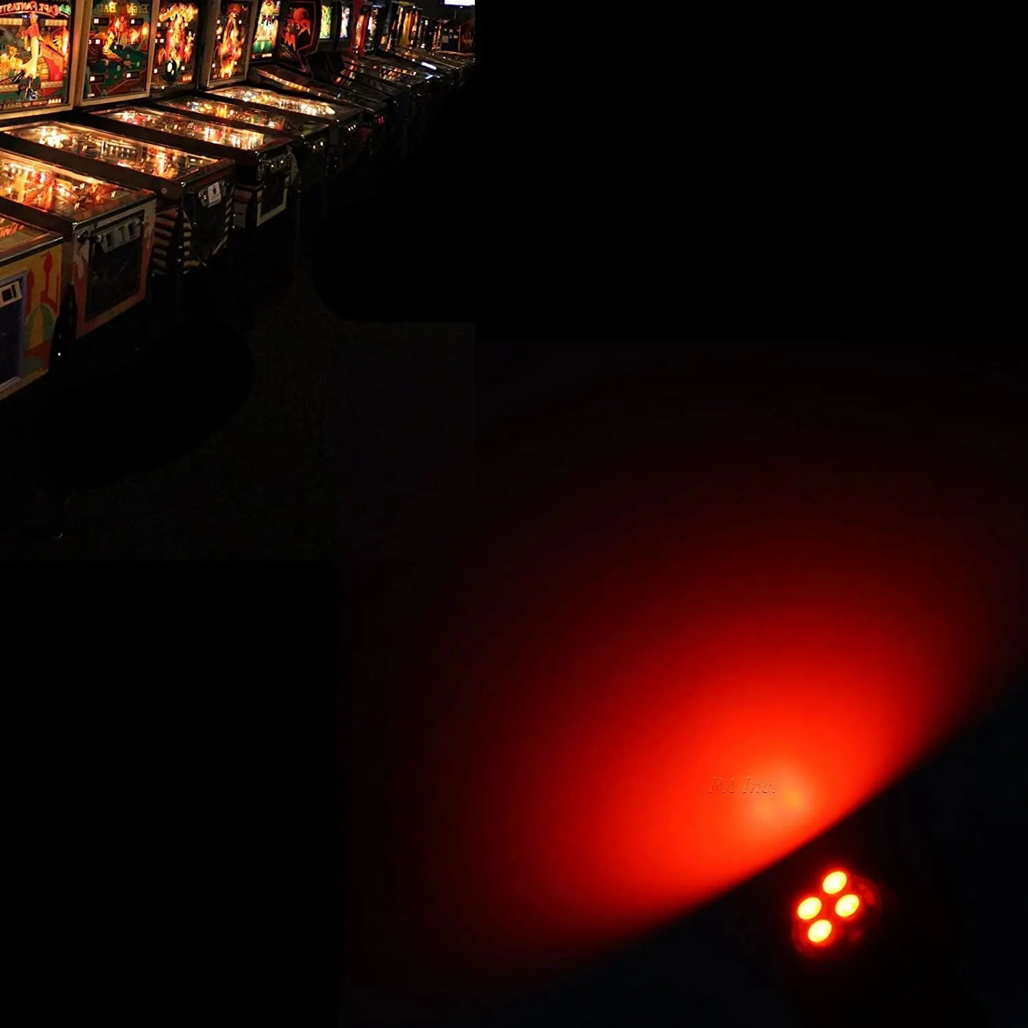 LED Bayonet Arcade Pinball Machine Light Bulb 4SMD BA9S #1893 #44 #47 #756 #1847 6.3V (10PCS)