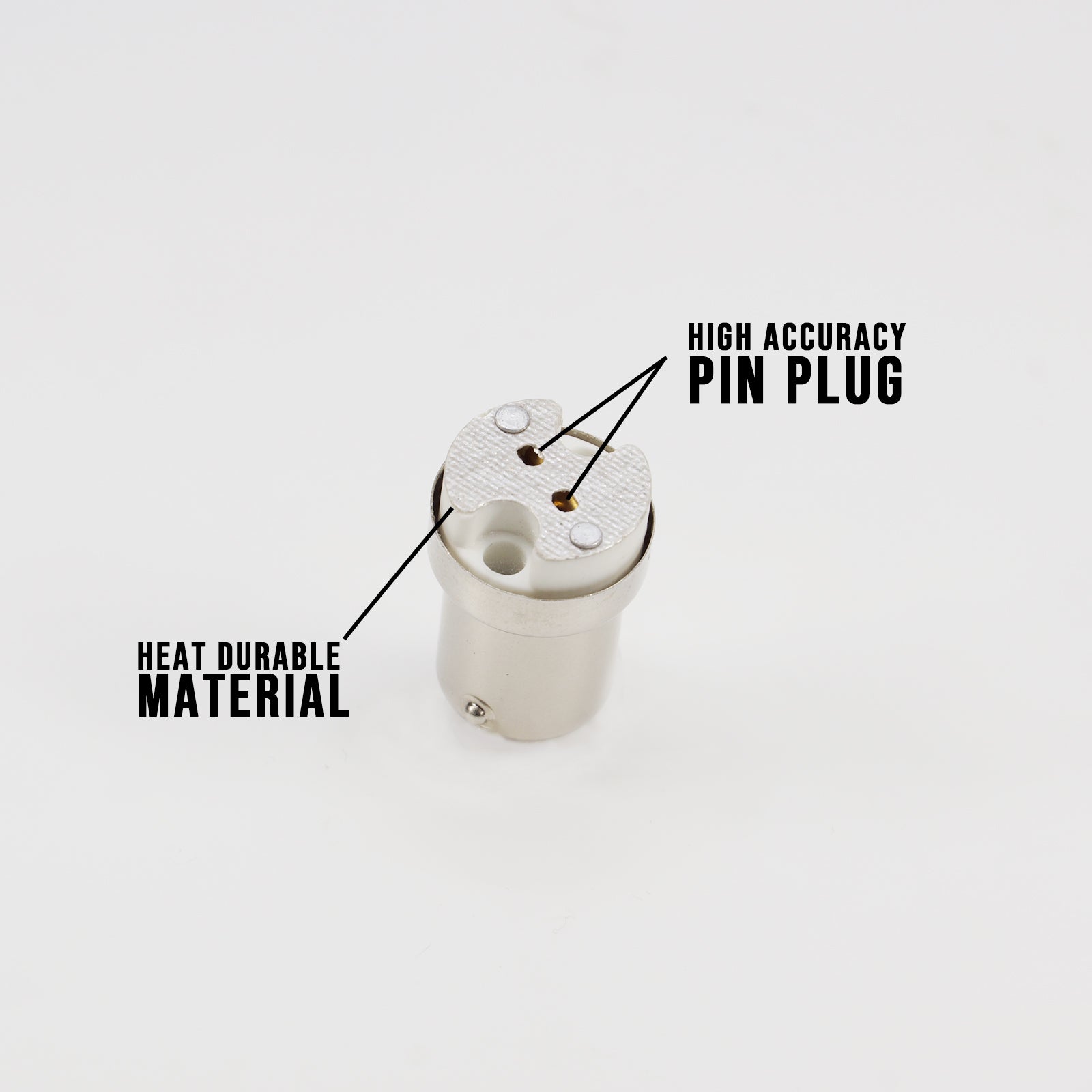 G4 to BA15S BA15D LED Auto Bulb Adapter