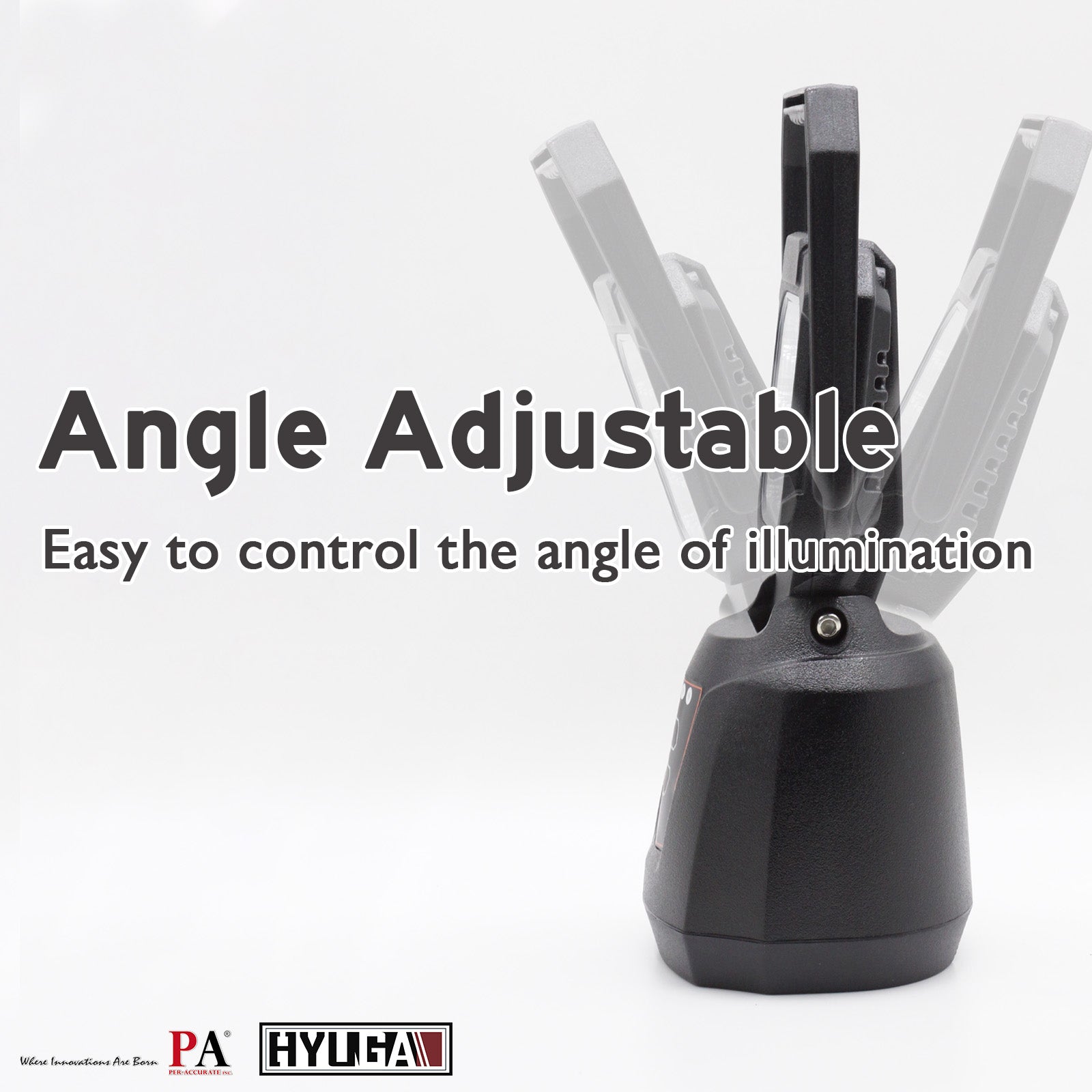 3.0 Super Bright Version LED Power Display Magnetic USB Rechargeable Portable Light Handheld Powerful Flashlight for Emergency, Outages, Home and More HYUGA PA LED