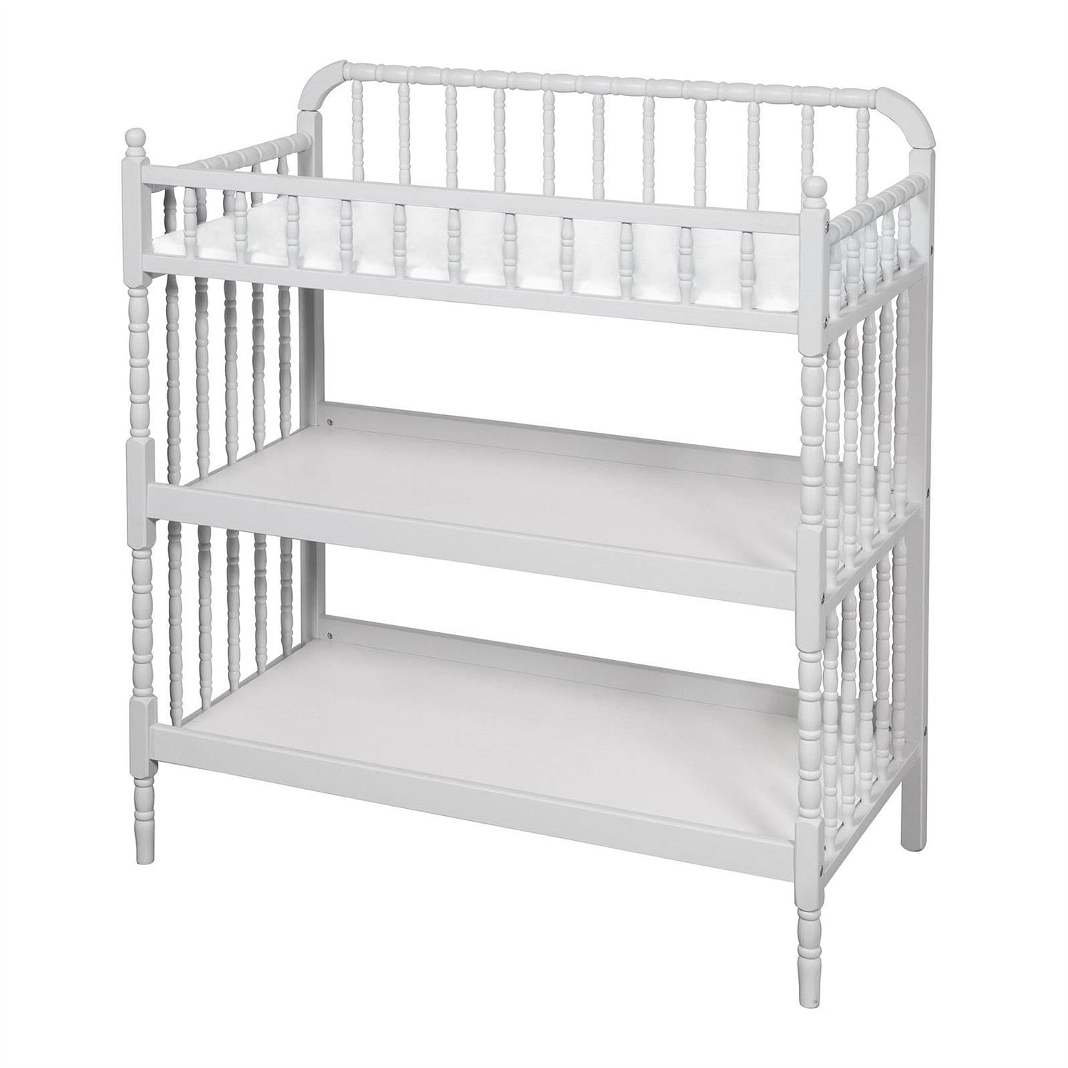 Light Grey Changing Table with 1-inch Waterproof Changing Pad - Free Shipping