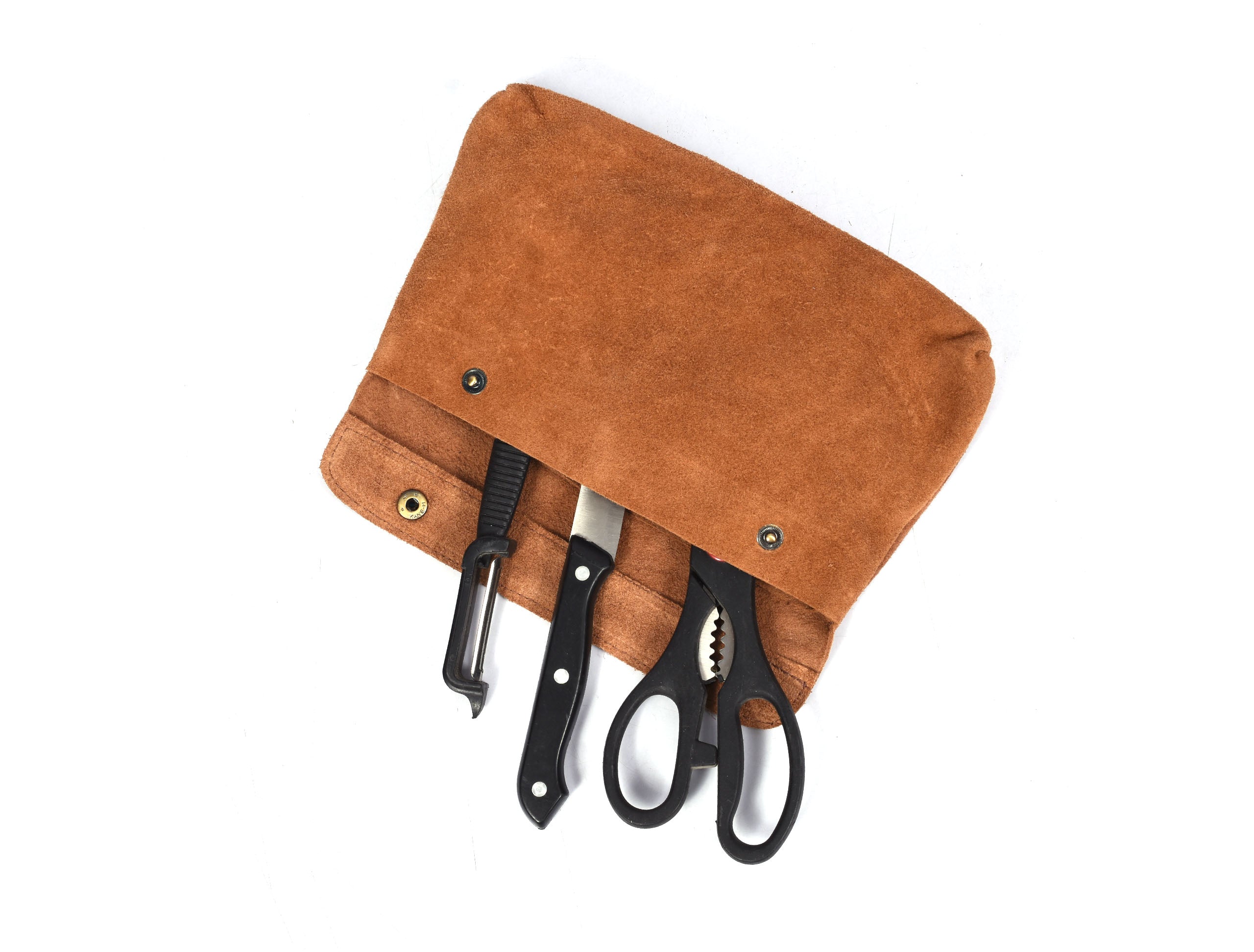 Aurora Leather Knife Roll 10 Slot