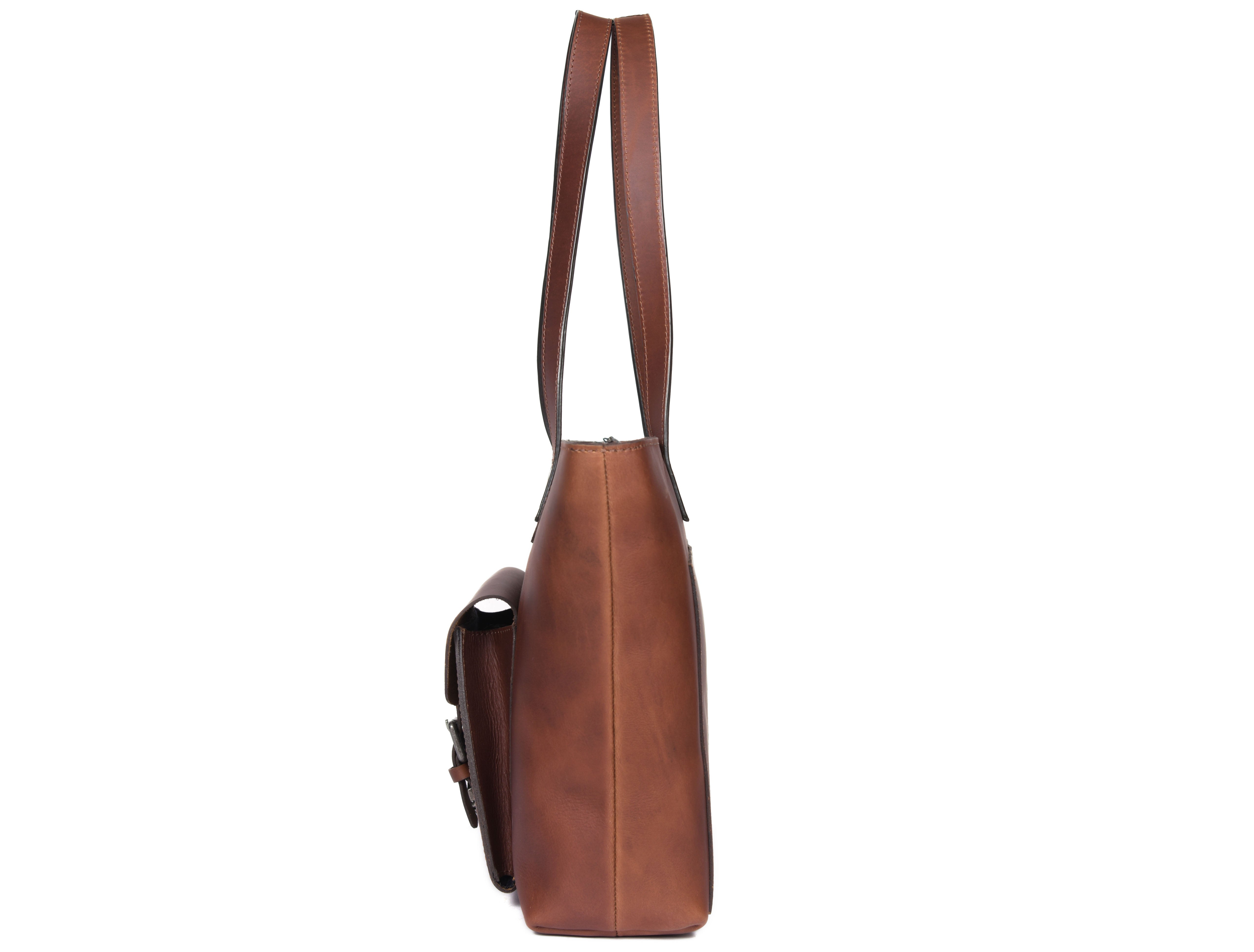 Voyager Leather Tote Bag – Premium Full Grain Cow Leather