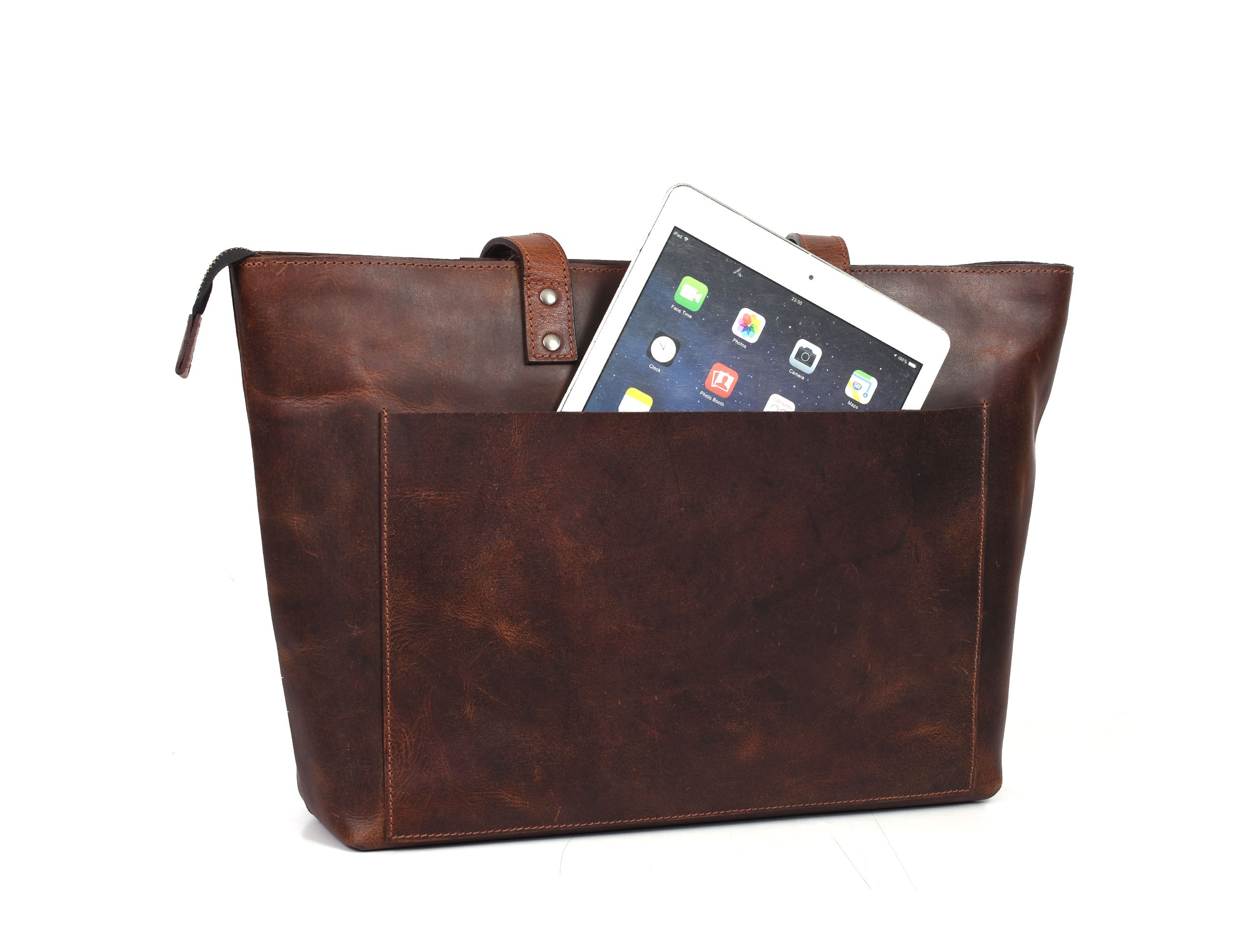 Voyager Leather Tote – Premium European Cow Leather Bag