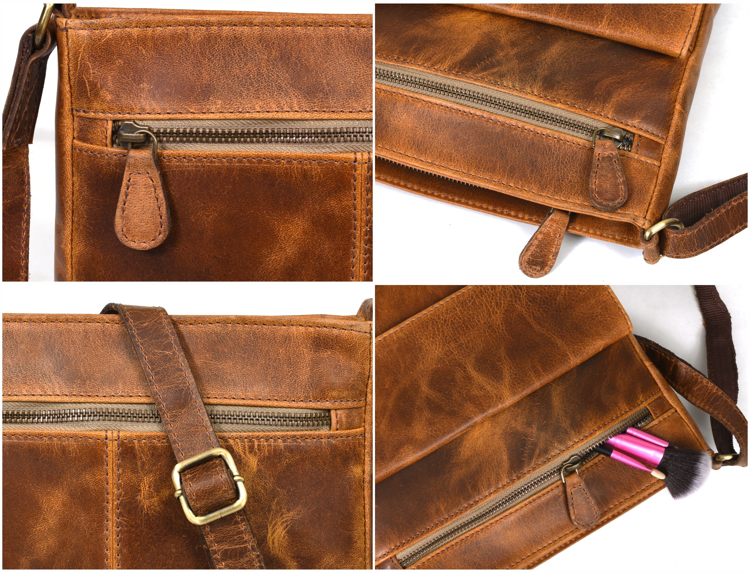 Leather Sling Bag -( LB-301 ) Stylish Everyday Carry